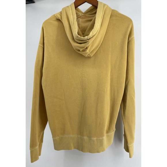 Old Navy Y2K Hoodie Women's Small Yellow California Rainbow Distressed - Picture 3 of 14